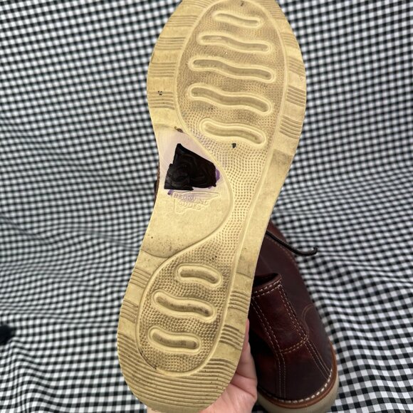 Red Wing Shoes 3141 Work Chukka Men's Chukka Brown Leather White Sole Size 10.5 - Picture 5 of 6
